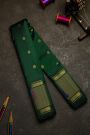 Gadwal Silk Bottle Green Saree