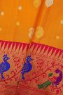 Gadwal Silk Mustard Saree