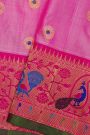 Gadwal Silk Pink Saree