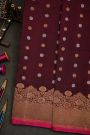 Gadwal Silk Wine Saree