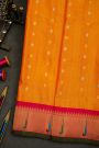 Gadwal Silk Mustard Saree
