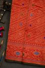Gadwal Silk Red Saree