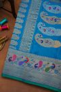Gadwal Silk Blue Saree