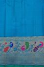 Gadwal Silk Blue Saree