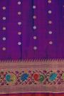 Gadwal Silk Peacock Blue Saree