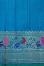 Gadwal Silk Blue Saree