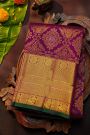 Kanchipuram Silk Purple Saree