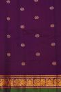 Gadwal Silk Purple Saree