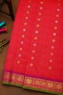 Gadwal Silk Pink Saree