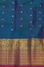 Gadwal Silk Mustard Yellow Saree