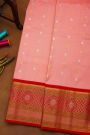 Gadwal Silk Peach Saree