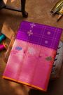 Gadwal Silk Purple Saree