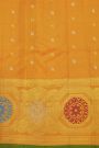 Gadwal Silk Lime Green Saree