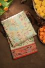 Paithani Silk Off White Saree