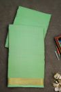 Mysore Crepe Sea Green Saree