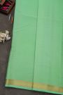 Mysore Crepe Sea Green Saree