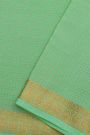 Mysore Crepe Sea Green Saree