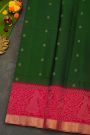 Coimbatore Soft Silk Bottle Green Saree