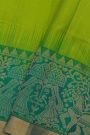 Coimbatore Soft Silk Parrot Green Saree