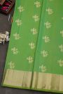 Coimbatore Soft Silk Parrot Green Saree