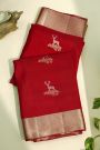 Coimbatore Soft Silk Red Saree