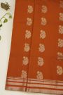 Coimbatore Soft Silk Orange Saree