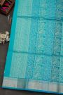 Coimbatore Soft Silk Sky Blue Saree