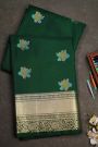 Coimbatore Soft Silk Bottle Green Saree