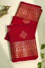 Coimbatore Soft Silk Red Saree