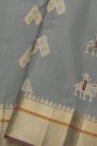 Coimbatore Soft Silk Grey Saree
