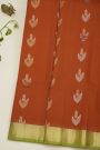 Coimbatore Soft Silk Rust Saree