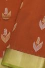 Coimbatore Soft Silk Rust Saree
