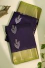 Coimbatore Soft Silk Navy Blue Saree
