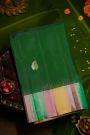 Coimbatore Soft Silk Bottle Green Saree