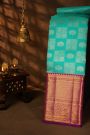 Kancheepuram Silk Sky Blue Saree