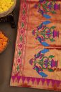 Paithani Silk Magenta Saree