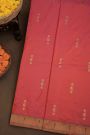 Paithani Silk Reddish Pink Saree