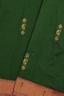 Paithani Silk Bottle Green Saree