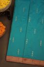 Paithani Silk Sea Blue Saree