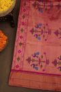 Paithani Silk Magenta Saree