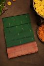 Paithani Silk Bottle Green Saree