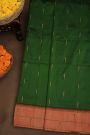 Paithani Silk Bottle Green Saree