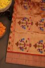 Paithani Silk Bottle Green Saree