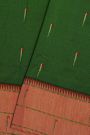 Paithani Silk Bottle Green Saree