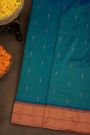 Paithani Silk Peacock Blue Saree