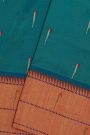 Paithani Silk Peacock Blue Saree