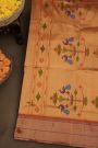 Paithani Silk Rust Orange Saree