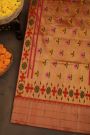 Paithani Silk Peacock Blue Saree