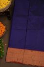 Paithani Silk Navy Blue Saree