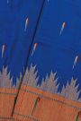 Paithani Silk Royal Blue Saree